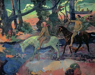 La Fuite, Le Gué, 1901